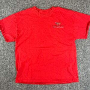 Corvette C5 Graphic T-Shirt Red Mens XL Setting the Standard for Performance
